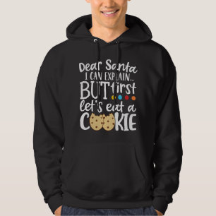Veste À Capuche Cher Père Noël, je peux expliquer Noël mignon