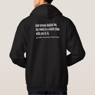 Veste À Capuche Cher Personne Derrière Moi