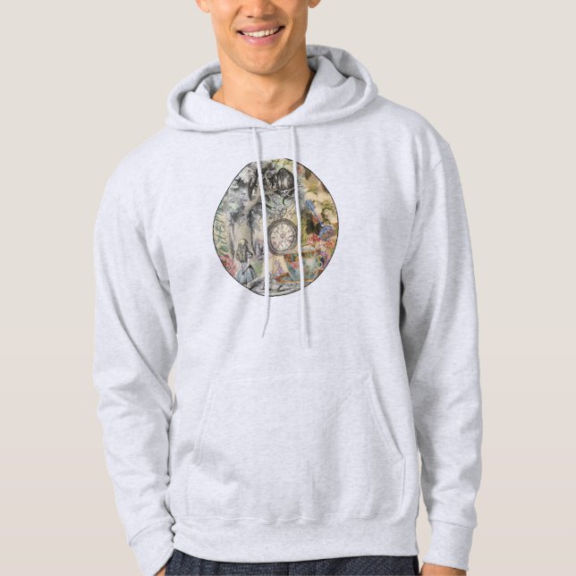 Veste À Capuche Cheshire Chat Alice Wonderland Classic (Devant)