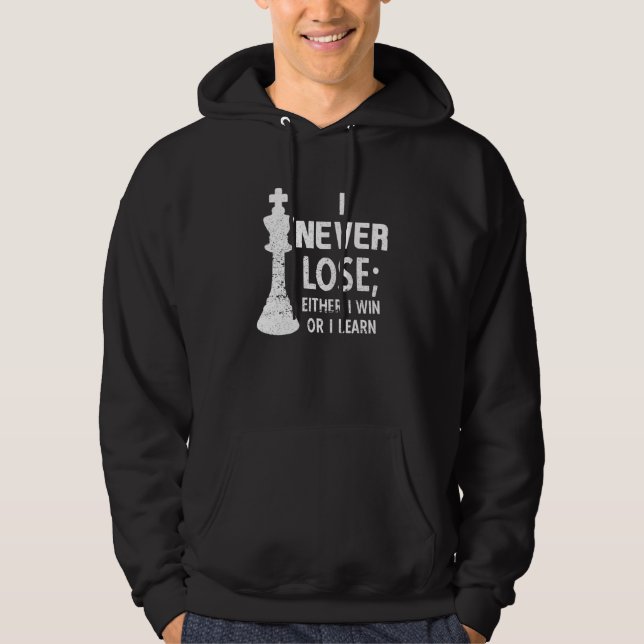 Veste À Capuche Chessmen Stratégistes Joueurs Vêtements Hommes Fem (Devant)