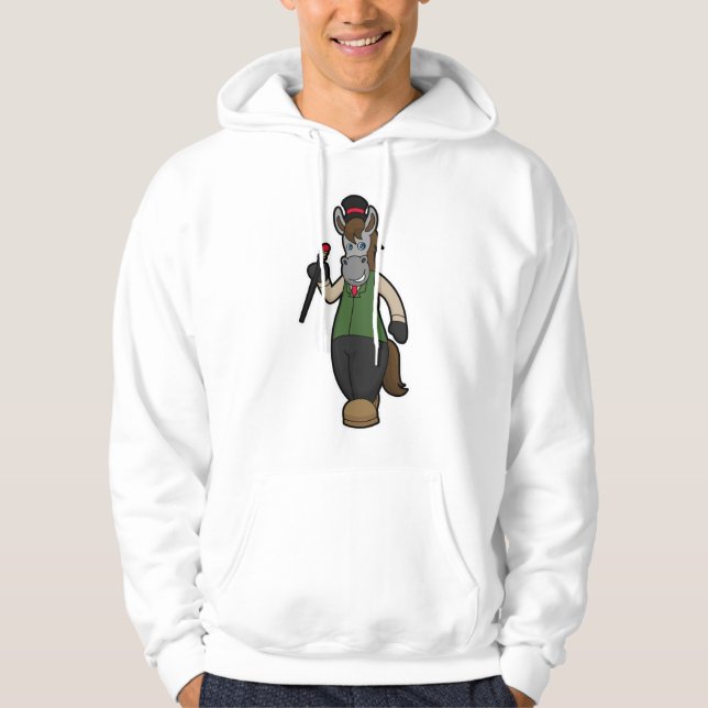 Veste À Capuche Cheval avec Casquette & Canne (Devant)