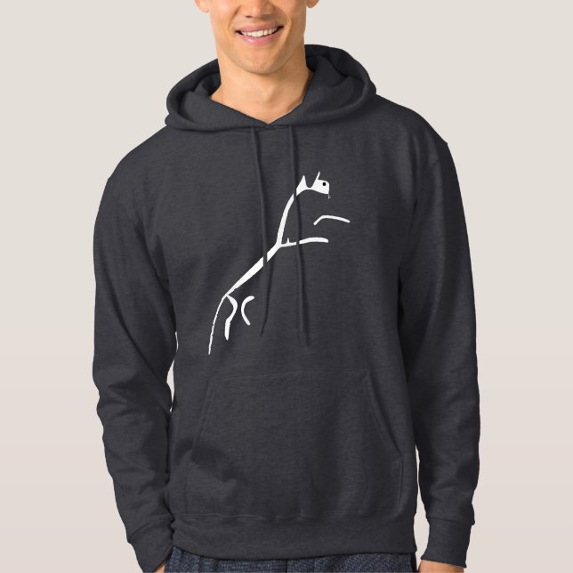 Veste À Capuche Cheval Blanc - Art Ancien - Cheval Blanc Uffington (Devant)