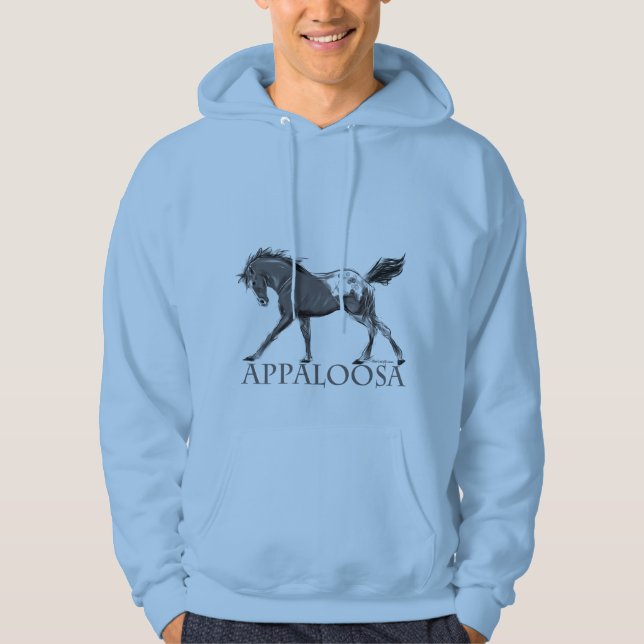 Veste À Capuche Cheval d'Appaloosa (Devant)