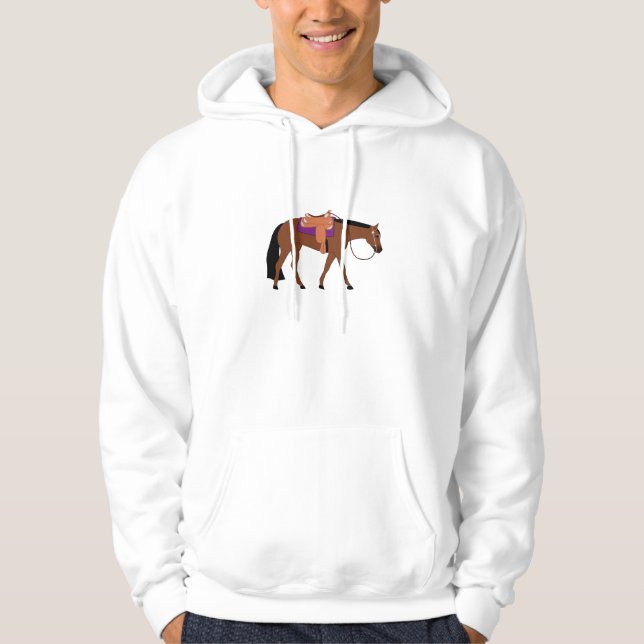 Veste À Capuche Cheval de Plaisir de l'Ouest (Devant)
