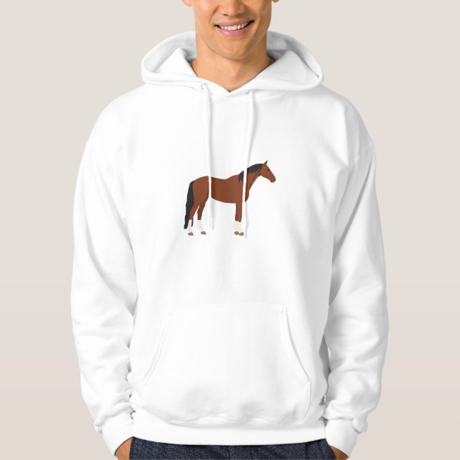 Veste À Capuche Cheval Design (Devant)