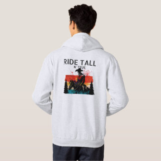 Veste À Capuche Chevauchez grand et vrai