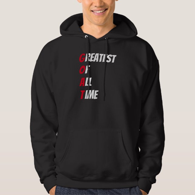 Veste À Capuche Chèvre le plus grand de tous les temps (Devant)
