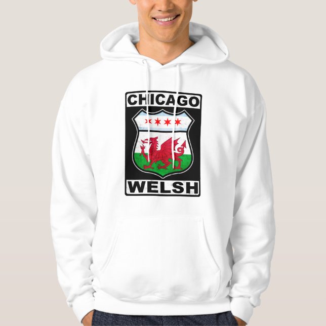 Veste À Capuche Chicago Welsh American (Devant)