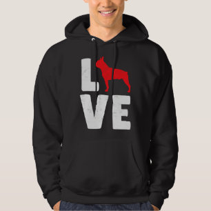 Veste À Capuche Chien de Boston Terrier