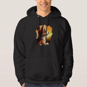 Veste À Capuche Chien de Corgi Coucher de soleil Vintage Corgis Ch