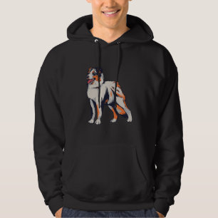 Veste À Capuche Chien de ferme australien Aussie Shepherd