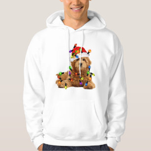 Veste À Capuche Chien de Père Noël Goldendoodle