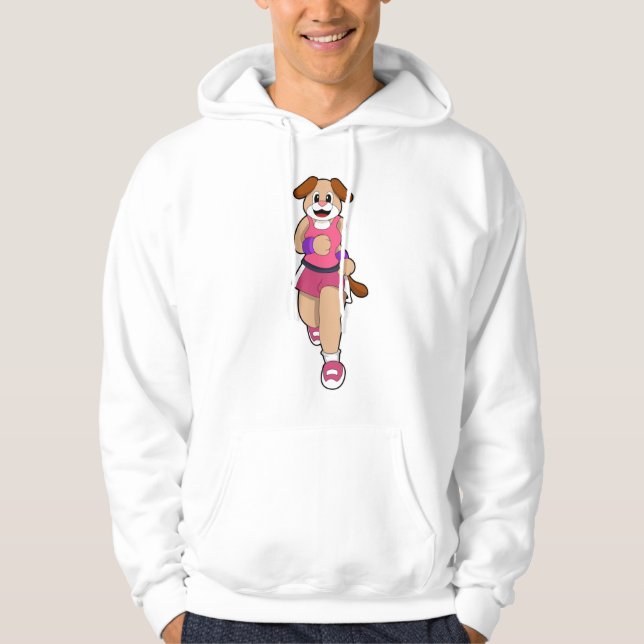Veste À Capuche Chien en course (Devant)
