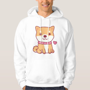 Veste À Capuche Chien mignon Shiba Inu