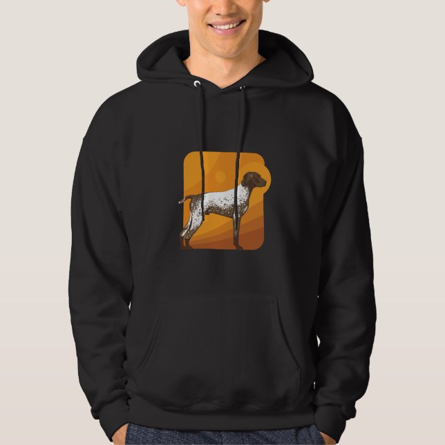 Veste À Capuche chien pointeur anglais (Devant)