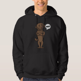 Veste À Capuche Chien retriever de la baie de Chesapeake têtu drôl