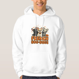Veste À Capuche Chiens Boo français Halloween French Bulldog Desig