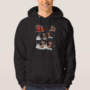 Veste À Capuche Chihuahua Christmas Pajama Reindeer Chien