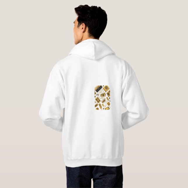 Veste À Capuche Chillin' avec ces vibes des années 90 seulement. (Dos entier)