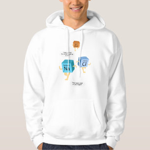 Veste À Capuche Chimie amusante Tableau périodique Scientifiques G