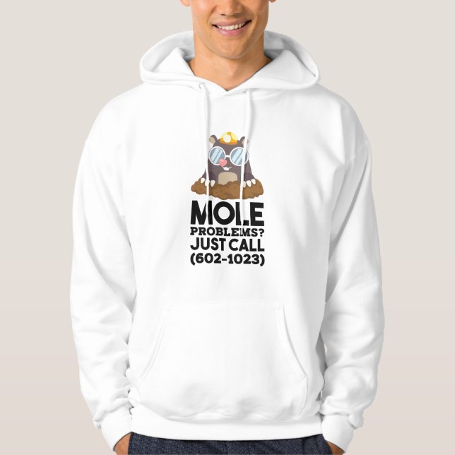 Veste À Capuche Chimie - Problèmes de mole (Devant)