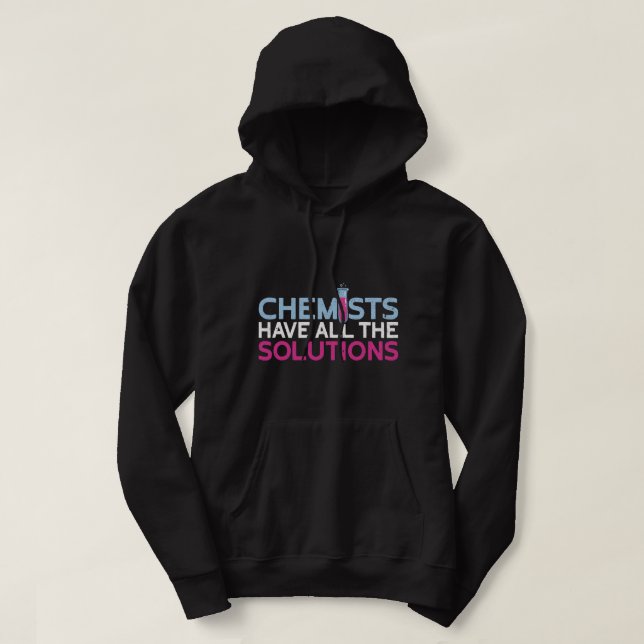 Veste À Capuche Chimiste Chimiste De Travail Ont Toutes Les Soluti (Design devant)