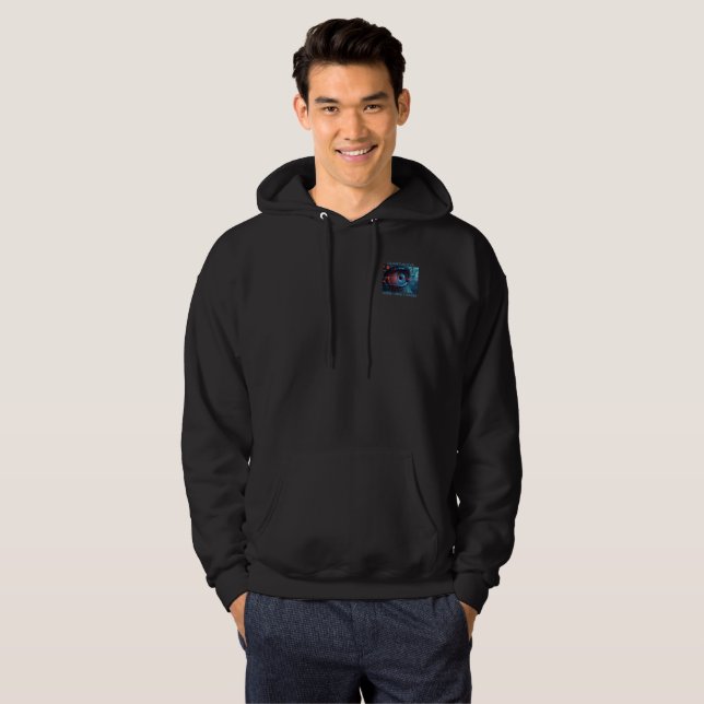 Veste À Capuche Choses de l'Œil Quantique pour hommes dans la poch (Devant entier)
