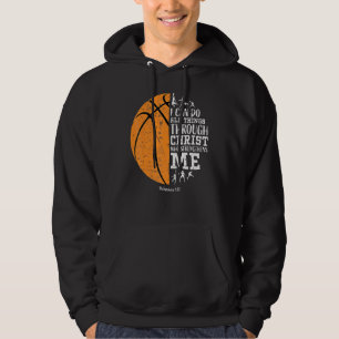 Veste À Capuche Christian Basketball Hommes Garçons Enfants Religi