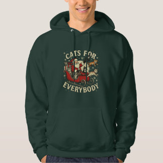 Veste À Capuche Christmas Cats 