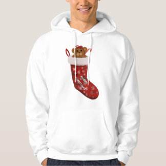 Veste À Capuche Christmas Teddy Bear Stocking