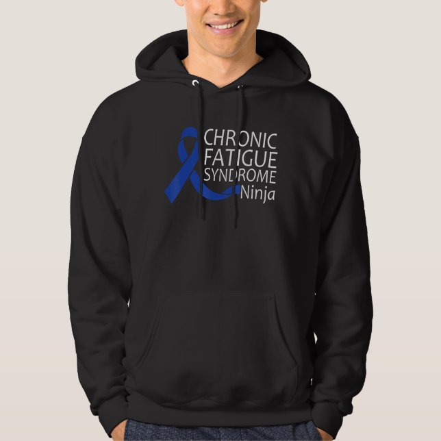 Veste À Capuche Chronic Fatigue Syndrome Ninja (Devant)
