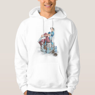 Veste À Capuche Chun-Li attachant la chaussure