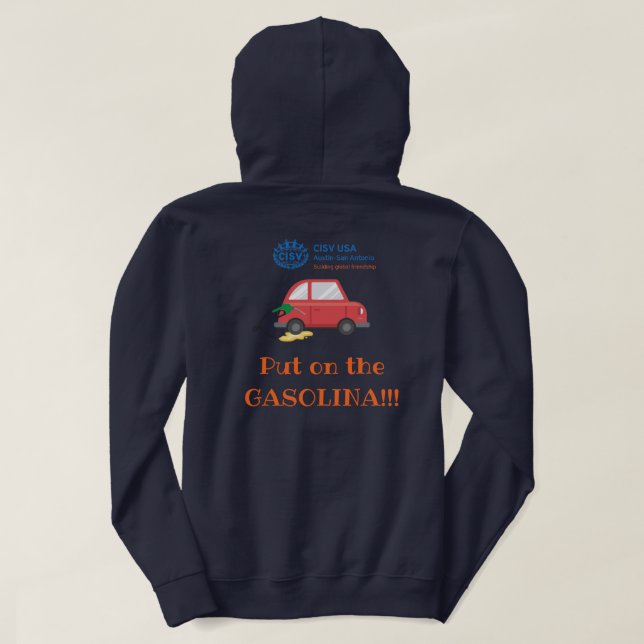Veste À Capuche CISV Austin "Gasolina" Energizer Hommes (Design dos)