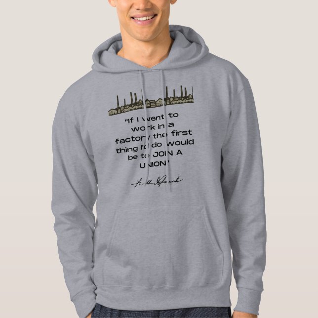 Veste À Capuche Citation Franklin D Roosevelt (Devant)