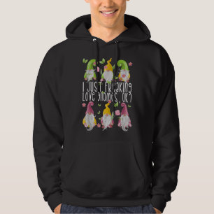 Veste À Capuche Citation Gnome Du Printemps Drôle Pour Femmes Fill