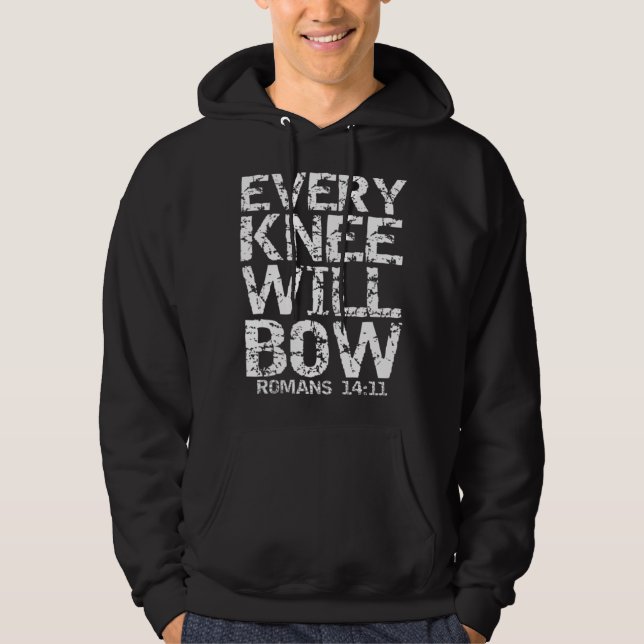 Veste À Capuche Citation Verse de la Bible chrétienne audacieuse p (Devant)