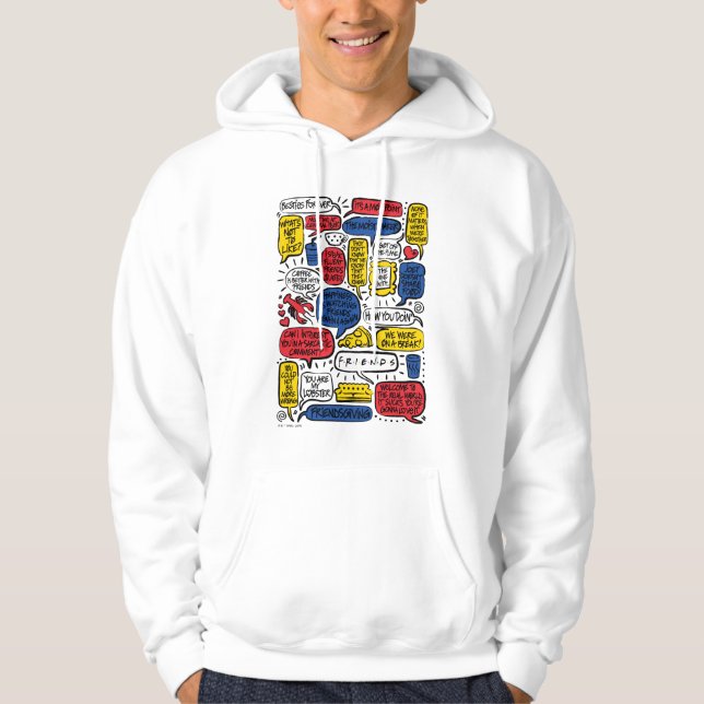 Veste À Capuche Citations FRIENDS™ (Devant)