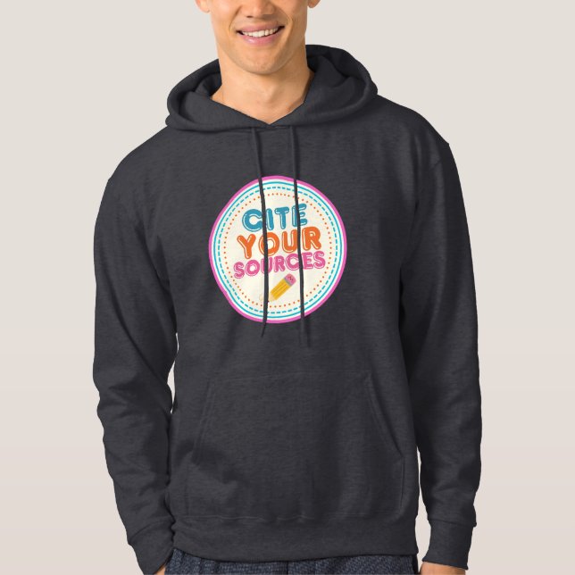 Veste À Capuche Citer votre chemise sources (Devant)