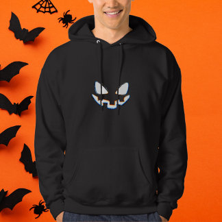 Veste À Capuche Citrouille Glitchy Ghoulish