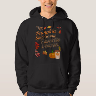 Veste À Capuche Citrouille Spice est ma saison préférée Feuilles d