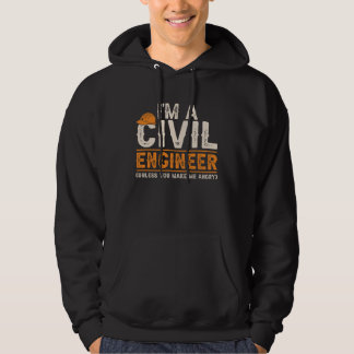 Veste À Capuche Civil Engineers I m A Crazy Civil Engineering