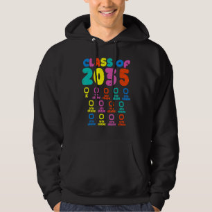 Veste À Capuche Classe De 2035 Augmenter Avec Moi Checklist Gradua
