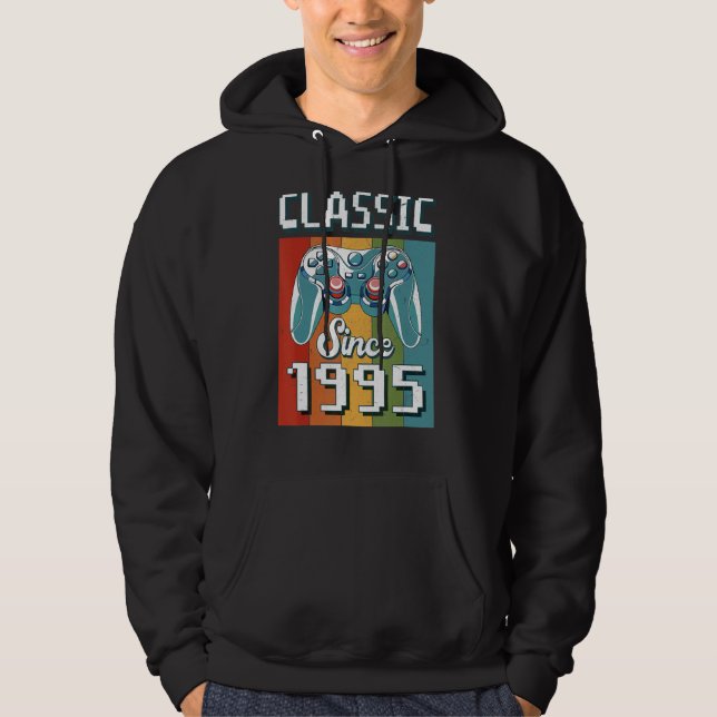 Veste À Capuche Classic 1995 27e Anniversaire Video Game Controlle (Devant)