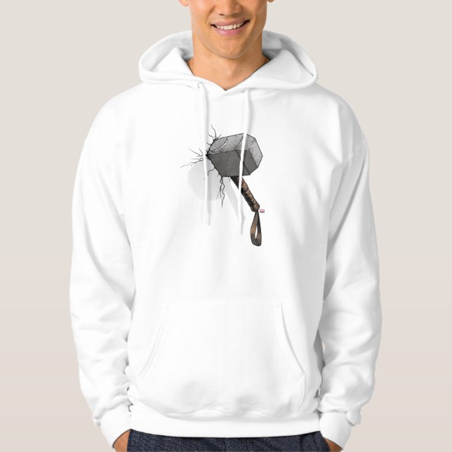 Veste À Capuche Classique Avengers | Frappe de marteau de Thor (Devant)