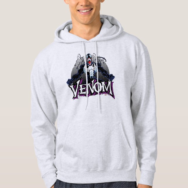 Veste À Capuche Classique Venom Yell Caractère Art (Devant)