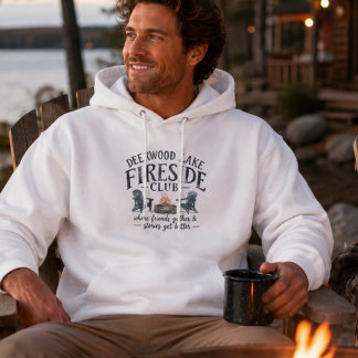 Veste À Capuche Club Fireside du lac Deerwood Vintage