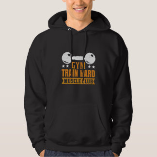 Veste À Capuche Club musculaire hard du train de gym