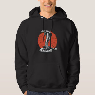 Veste À Capuche Cobra Ouverture de la Capote, Serpent Attaquant