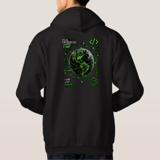Veste À Capuche Code Futur Globe Néon