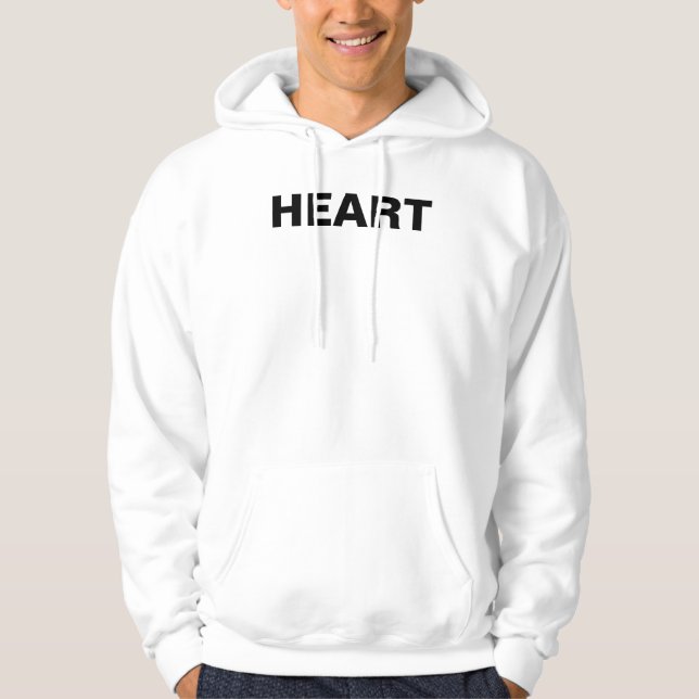 VESTE À CAPUCHE COEUR (Devant)
